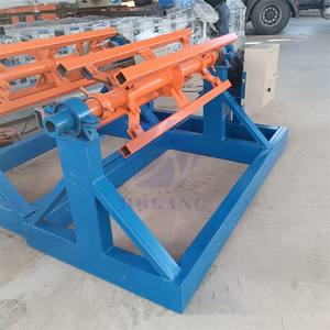 स्वचालित शीट धातु कोइल स्टील स्ट्रिप इलेक्ट्रॉनिक फ्लैट डीकोइलर रोल बनाने प्रेस के लिए 5 टन इलेक्ट्रिक स्टील कॉइल अनकोइइलर - Product Image 2