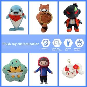 Jouets <span class=keywords><strong>en</strong></span> peluche personnalisés poupées de célébrités mascottes d'entreprise poupées <span class=keywords><strong>en</strong></span> tissu porte-monnaie faits à la main avec remplissage <span class=keywords><strong>en</strong></span> coton PP - Product Image 2