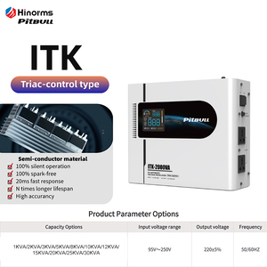 Dòng Sản phẩm mới TRIAC loại điều khiển AVR điều chỉnh Pitbull một pha itk 1000VA độ chính xác cao LED hiển thị kỹ thuật số - Product Image 2