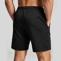 Shorts décontractés pour hommes, couleur unie, avec cordon de serrage à la taille, pour le sport, la remise en forme et les trajets quotidiens