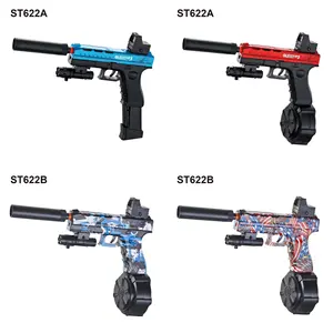 새로운 스타일 글록 전기 자동 Airsoft 총알 권총 총 사막 독수리 장난감 총 거품 어린이를위한 부드러운 총알 총
