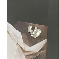 Boutons en alliage de zinc en forme de croissant pour pulls et manteaux en fourrure pour femmes, accessoires décoratifs rectangulaires/diamantés/étoilés, petites formes irrégulières