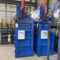 Machine à emballer hydraulique multifonctionnelle à double cylindre de 80 tonnes, compacteur de papier et de déchets, panier en plastique pour déchets