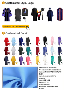 Uniformes escolares al por mayor para licenciaturas, <span class=keywords><strong>maestrías</strong></span>, doctorados, Túnica única, atuendo de Graduación - Product Image 3