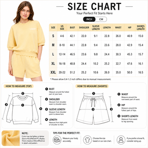 Ensemble de survêtement décontracté 2 pièces surdimensionné pour femme avec logo personnalisé, manches courtes, vente en gros, fabricant - Product Image 5