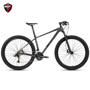 Vélo de montagne en fibre de carbone à suspension arrière 29 pouces 30 vitesses, roues en aluminium, fourche légère, cadre entièrement antichoc, hydraulique - Product Image 1