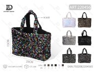 Women's Small <b>Sequin</b> Clutch <b>Bag</b> Rectangular Beaded Wristlet Flap Closure Evening <b>Bag</b> - Product Image 1