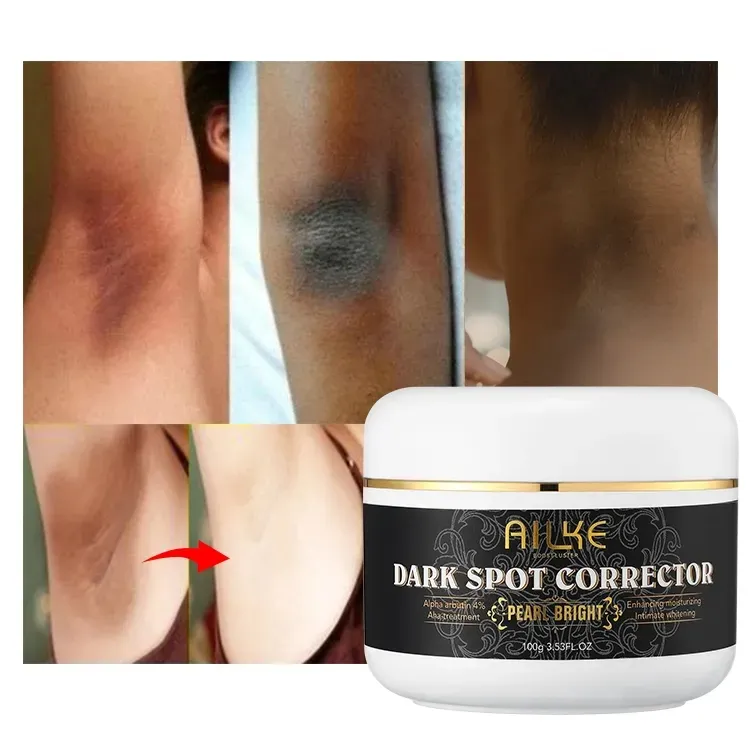 Private Label Dark Spot Remover Black Skin Bleaching Whitening Face&Body Cream For Dark Skin