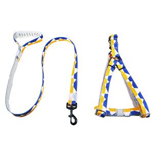 <span class=keywords><strong>Collar</strong></span> de pajarita de poliéster personalizado, conjunto de correa de arnés para perros y mascotas, botón de ruptura duradero sin decoloración, moda de sublimación personalizada - Product Image 5