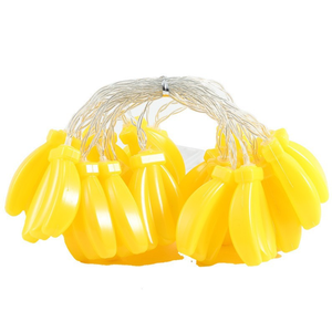 Nouvelles guirlandes lumineuses LED d'extérieur et d'intérieur avec design banane, alimentées par piles, pour la décoration de mariage, de fêtes et de Noël - Product Image 6