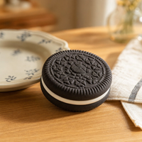Jouet Squishy Biscuit à Remontée Lente, Balle Anti-Stress Squishy Biscuit Sandwich Réaliste, Jouet Sensoriel Doux pour Enfants et Adultes