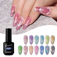 KINNCO Nouveau Gel Polish Effet Œil de Chat Personnalisable avec Logo Magnétique pour Ongles LED
