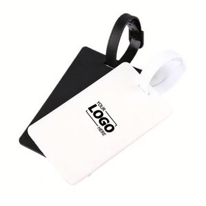 Custom Luggage <b>Tags</b> with ID Card Holder - Soft PVC <b>Travel</b> Baggage <b>Tags</b> for Promotional Gifts - Product Image 1