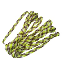 Ruban multicolore de 8 mm, 10 mm, 12 mm, 15 mm utilisé pour les lacets de chaussures, les sangles de sweat-shirts et les accessoires vestimentaires