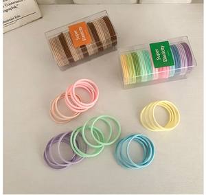 Juego de 24 Piezas de Bandas Elásticas para el Cabello de Colores Dulces para Mujeres y Niñas - Product Image 3