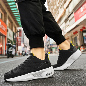 Zapatos Deportivos Casuales para Hombre, Diseño Elegante de Corte Bajo para Caminar y Correr al Aire Libre, Suelas de Goma Duraderas, Cierre con Cordones Transpirables - Product Image 6