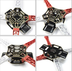 El Chasis del Aeronave Multirrotor F450 Ha Sido Elevado y Ensanchado, y los Patines del Tren de Aterrizaje Han Sido Ampliados - Product Image 4