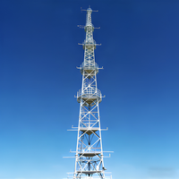Torre de Protección Contra Rayos de Alta Calidad, Galvanizada, Estructura de Acero para Estación Base de Telecomunicaciones, Pararrayos