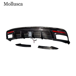 Pour Mercedes CLA-Class W117 C117 – Diffuseur arrière style PK en fibre de carbone pour pare-chocs 2013-2020 - Product Image 4