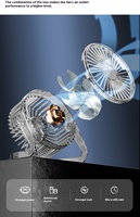 Produits pour la maison intelligente, ventilateur de bureau USB, ventilateur portable moderne de 5 pouces, super silencieux, rotation à 180 degrés, appareil électroménager