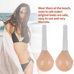 Soutien-gorge <span class=keywords><strong>invisible</strong></span> en silicone adhésif, cache-tétons, releveur de poitrine, soutien-gorge en silicone confortable, releveur de poitrine adhésif, cache-<span class=keywords><strong>seins</strong></span> pour femmes - Product Image 2