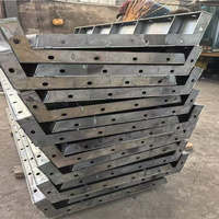 Système de coffrage modulaire réutilisable en acier, panneaux standard pour murs, colonnes et dalles en béton, système de coffrage Q235 pour projets de construction