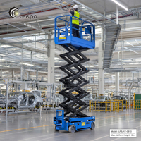 Plateforme élévatrice à ciseaux autopropulsée à commande hydraulique avec klaxon d'urgence sonore et kit de joints d'étanchéité pour les tâches de remplacement de lampadaires