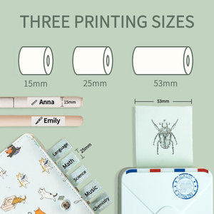 M02S Smartphone Mini Pocket stampante termica Wireless Memo Pocket stampante per etichette fotografiche compatibile con dispositivi Android iOS - Product Image 6