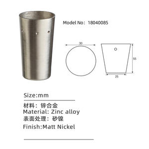 Meubles en laiton pur <span class=keywords><strong>pied</strong></span> LegCup couverture tabouret chaise canapé <span class=keywords><strong>Table</strong></span> lit couverture ronde cône inférieur droit à travers meubles jambe pointe capuchon - Product Image 2