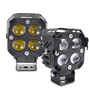 Focos LED para Motocicleta de 3 Pulgadas, 30W, 12V, Doble Color Blanco y Amarillo, Resistentes al Agua, Luces Antiniebla/de Conducción H4, 2500 Lúmenes, Ajuste Universal - Product Image 6