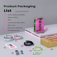 Système de gestion de batterie intelligent ANT JNFN 3S-24S 12V-72V 50A-400A, compatible avec LiFePO4, Li-ion, LTO, design robuste