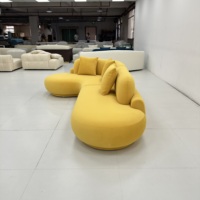 Ensemble de canapés Chesterfield en tissu de luxe nordique, canapé trois places, combinaison de fauteuils, mousse haute densité pour salon, hôtel