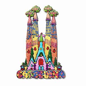 Witt España <span class=keywords><strong>Barcelona</strong></span> UV impreso nevera imán <span class=keywords><strong>mosaico</strong></span> bailarina decoración ciudad hito edificio Decoración - Product Image 5