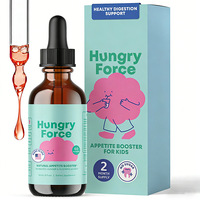 Gouttes liquides naturelles OEM pour stimuler l'appétit des enfants, favorisant une prise de poids saine, soutien digestif et immunitaire, avec compte-gouttes