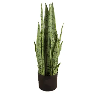 Sansevieria Artificial Sansevieria Plant 65cm Eco-friendly Sansevieria Snake Plant Artificial Indoors House Plants Green