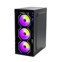 PCOOLING Atx /M-Atx Pc Gaming Case Desktop Pc Cabinet Computer Case & Towers Usb3.0 Transparent Glass Panal