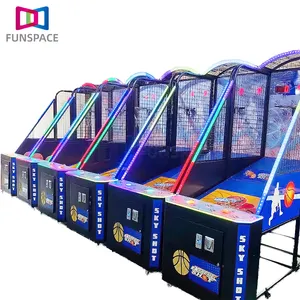 Machine de basket-ball à pièces Funspace Adultes Jouez à des jeux Crazy Shoot Ball Basketball Arcade Redemption Game Machine