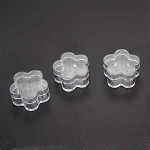 4G <span class=keywords><strong>4ml</strong></span> plástico corazón flor forma PS vela cosmética Crema para Ojos tarro 5g plástico crema Facial contenedor sombra de ojos caja - Product Image 2