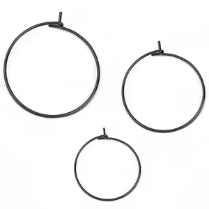 Customized Simple Hoop Loop Stainless Steel Big Earrings