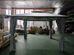 Gazebo de Jardín para Exteriores Foshan <span class=keywords><strong>Darwin</strong></span>, Pérgola de Diseño Moderno, Rectangular, con Marco de Aluminio y Recubrimiento en Polvo, Fácil de Montar, Precio de Fábrica - Product Image 6