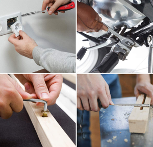 مجموعة أدوات منزلية عامة مع صندوق بلاستيكي - Product Image 6