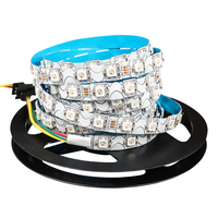 12V Zigzag SK6812 5050 RGB Pixel LED Adressable Numérique 10mm Largeur S Forme LED Bande Lumineuse Flexible