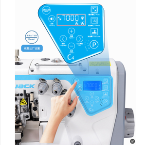 Máquina de Coser <span class=keywords><strong>Overlock</strong></span> <span class=keywords><strong>Automática</strong></span> <span class=keywords><strong>JACK</strong></span> <span class=keywords><strong>C4</strong></span>  <span class=keywords><strong>C4</strong></span>-5-M03/333 <span class=keywords><strong>C4</strong></span>-5-A04/435 Nueva y Original con Guía de Voz - Product Image 3