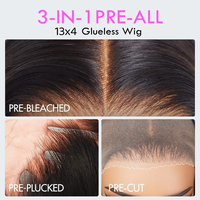 Proveedor Destacado: Peluca de Cabello Humano Rizado Birmano con Encaje HD 12A de Alta Densidad, Sin Pegamento, Peluca Frontal de Encaje 13x4