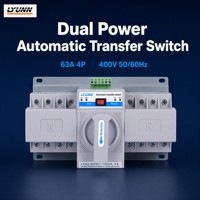 Commutateur de transfert automatique (ATS) triphasé 63A avec communication RS485, capacité de coupure 3kA