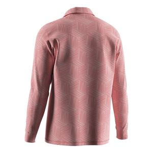 เสื้อโปโลแขนยาวสีขาวแบบแห้งเร็วพร้อมซิปด้านหน้า ดีไซน์เสื้อเชิ้ตทางการล่าสุดสำหรับผู้ชาย คอตั้ง - Product Image 2