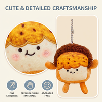 Porte-clés et breloques de sac en peluche personnalisés, jouets en peluche doux