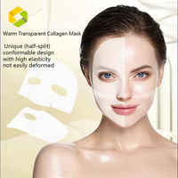 Masque Hydrogel Transparent au Collagène, Masque de Nuit au Collagène, Soin Anti-Âge pour la Peau, Masque Hydrogel au Collagène pour le Visage