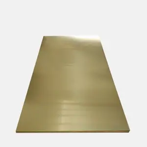Placa de aleación de cobre de alta precisión, hoja de latón