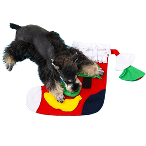Tapis de renifflement pour chien, nouveau style de Noël, prix promotionnel, tapis de puzzle alimentaire à reniflement lent, jouet d'agitation olfactive pour chien - Product Image 4